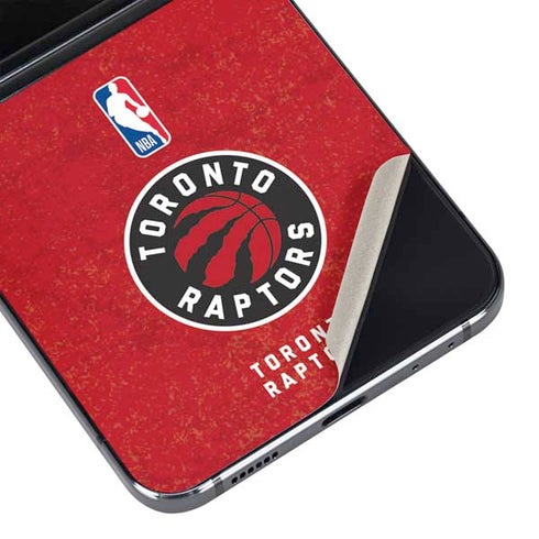 NBA Toronto Raptors Distressed Galaxy Z Flip5 5G Skin