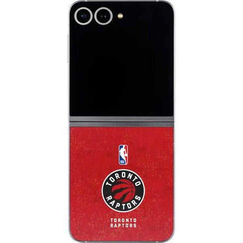 NBA Toronto Raptors Distressed Galaxy Z Flip6 Skin