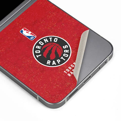 NBA Toronto Raptors Distressed Galaxy Z Flip6 Skin