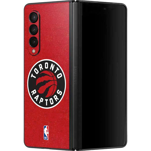 NBA Toronto Raptors Distressed Galaxy Z Fold3 5G Skin