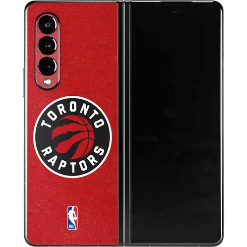 NBA Toronto Raptors Distressed Galaxy Z Fold3 5G Skin
