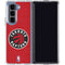 NBA Toronto Raptors Distressed Galaxy Z Fold5 5G Clear Case