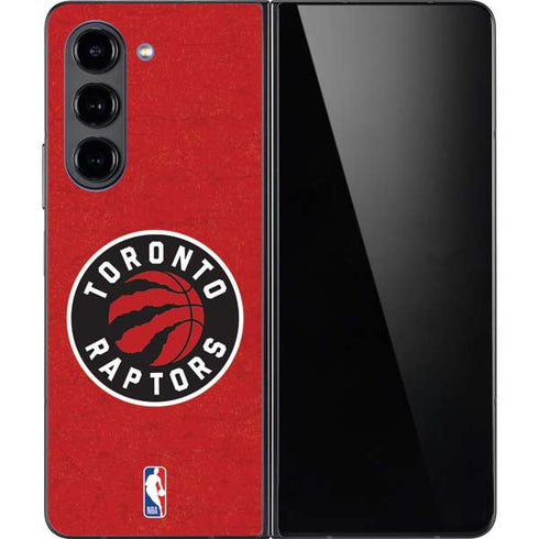 NBA Toronto Raptors Distressed Galaxy Z Fold5 5G Skin
