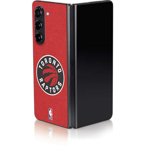 NBA Toronto Raptors Distressed Galaxy Z Fold5 5G Skin