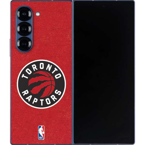 NBA Toronto Raptors Distressed Galaxy Z Fold6 Skin