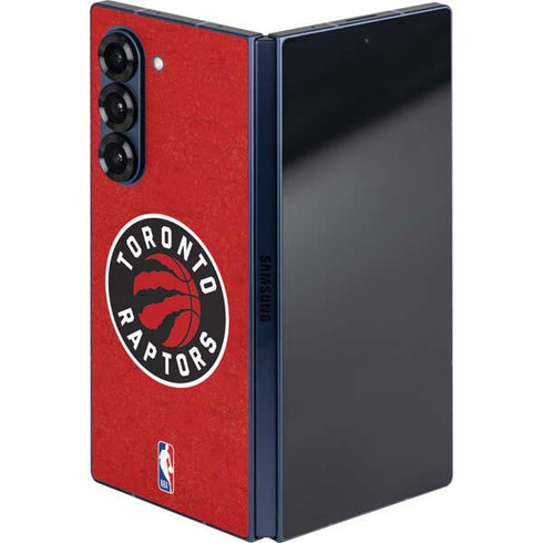 NBA Toronto Raptors Distressed Galaxy Z Fold6 Skin