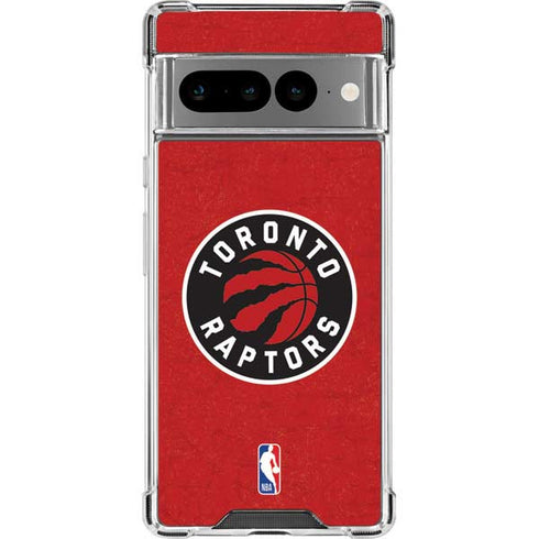 NBA Toronto Raptors Distressed Google Pixel 7 Pro Clear Case