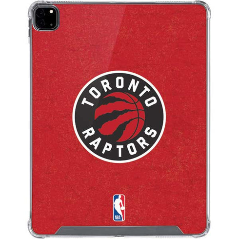 NBA Toronto Raptors Distressed iPad Pro 12.9in (2020) Clear Case