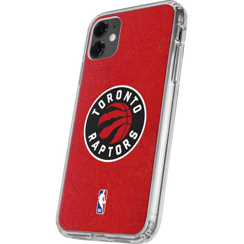 NBA Toronto Raptors Distressed iPhone 11 Clear Case