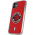 NBA Toronto Raptors Distressed iPhone 11 Clear Case