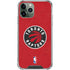 NBA Toronto Raptors Distressed iPhone 11 Pro Max Clear Case