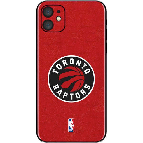 NBA Toronto Raptors Distressed iPhone 11 Skin