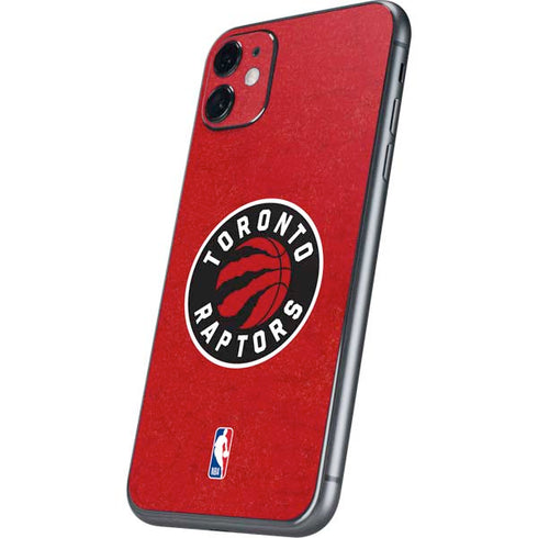 NBA Toronto Raptors Distressed iPhone 11 Skin