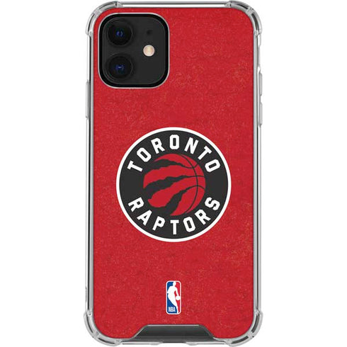 NBA Toronto Raptors Distressed iPhone 12 Clear Case
