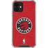 NBA Toronto Raptors Distressed iPhone 12 Clear Case