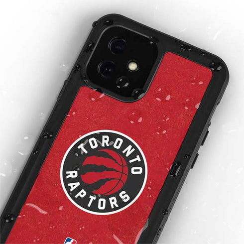 NBA Toronto Raptors Distressed iPhone 12 Mini Waterproof Case