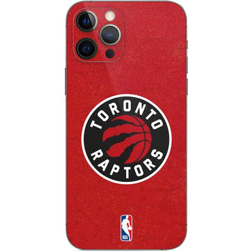 NBA Toronto Raptors Distressed iPhone 12 Pro Skin