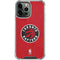 NBA Toronto Raptors Distressed iPhone 14 Pro Max Clear Case