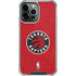 NBA Toronto Raptors Distressed iPhone 14 Pro Max Clear Case
