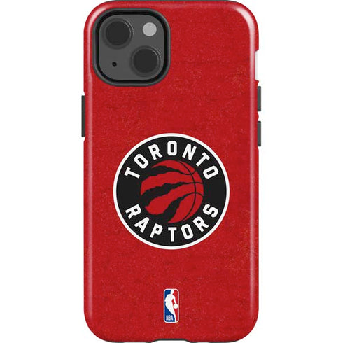 NBA Toronto Raptors Distressed iPhone 15 Plus Impact Case