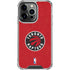 NBA Toronto Raptors Distressed iPhone 15 Pro Clear Case