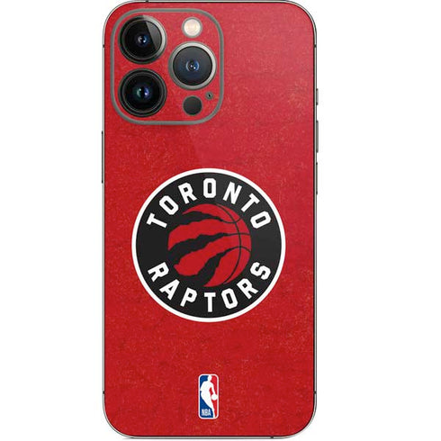 NBA Toronto Raptors Distressed iPhone 15 Pro Skin
