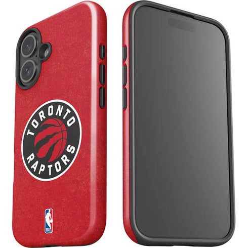 NBA Toronto Raptors Distressed iPhone 16 Plus Impact Case