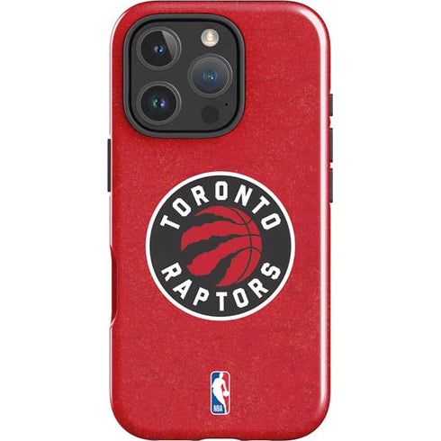 NBA Toronto Raptors Distressed iPhone 16 Pro Impact Case