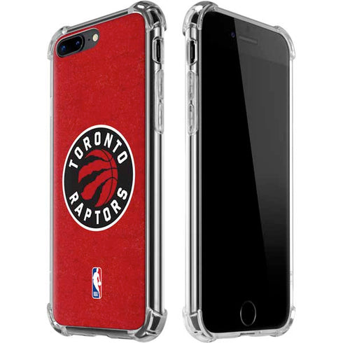 NBA Toronto Raptors Distressed iPhone 7/8 Plus Clear Case