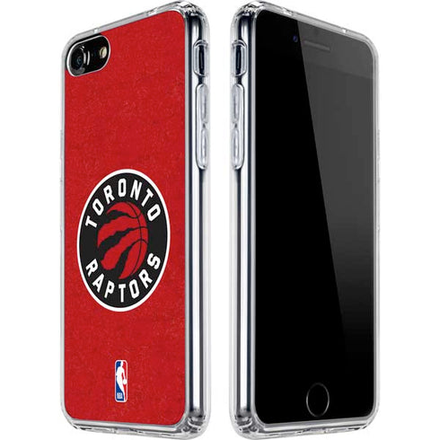 NBA Toronto Raptors Distressed iPhone SE (2nd & 3rd Gen) Clear Case