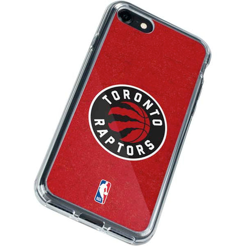 NBA Toronto Raptors Distressed iPhone SE (2nd & 3rd Gen) Clear Case