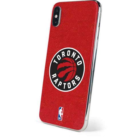 NBA Toronto Raptors Distressed iPhone XS Skin