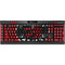 NBA Toronto Raptors Distressed K95 RGB PLATINUM Mechanical Gaming Keyboard Skin