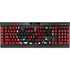 NBA Toronto Raptors Distressed K95 RGB PLATINUM Mechanical Gaming Keyboard Skin
