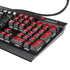 NBA Toronto Raptors Distressed K95 RGB PLATINUM Mechanical Gaming Keyboard Skin