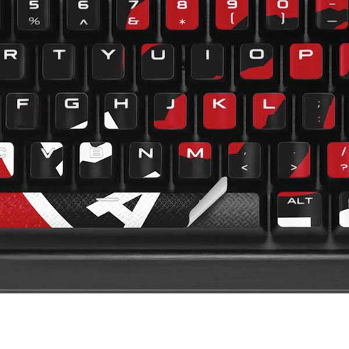 NBA Toronto Raptors Distressed K95 RGB PLATINUM Mechanical Gaming Keyboard Skin