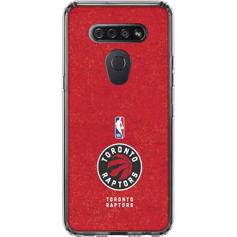 NBA Toronto Raptors Distressed LG K51/Q51 Clear Case