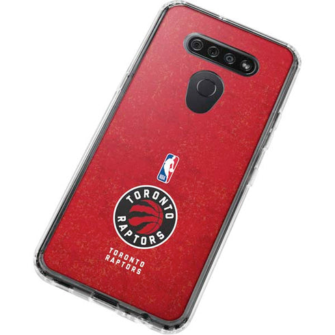 NBA Toronto Raptors Distressed LG K51/Q51 Clear Case