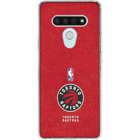 NBA Toronto Raptors Distressed LG Stylo 6 Clear Case