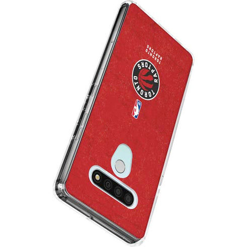 NBA Toronto Raptors Distressed LG Stylo 6 Clear Case