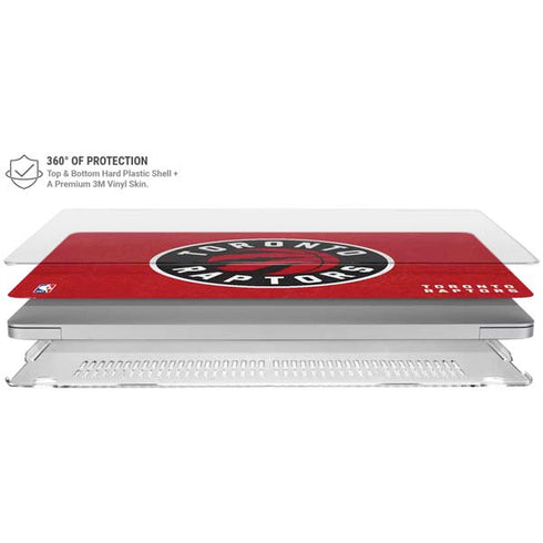 NBA Toronto Raptors Distressed MacBook Air 15in (2023-2025) Case plus Skin