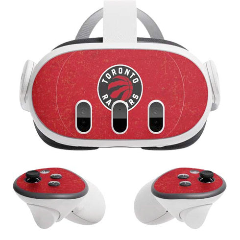 NBA Toronto Raptors Distressed Meta Quest 3 Skin