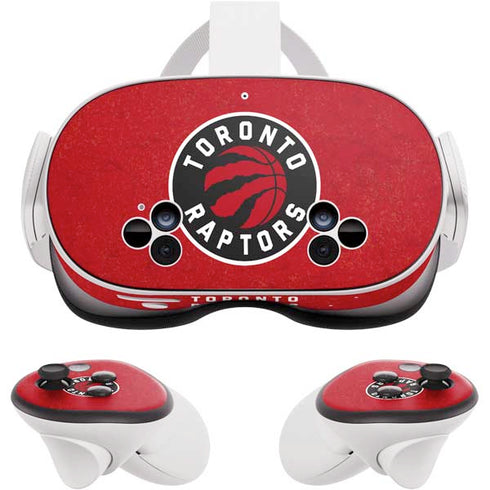 NBA Toronto Raptors Distressed Meta Quest 3S Skin