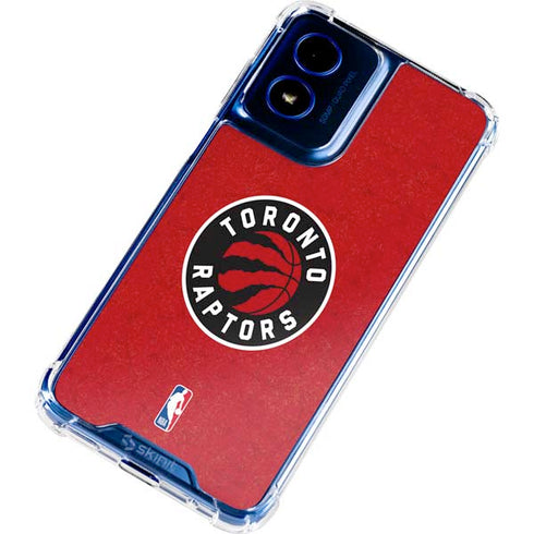 NBA Toronto Raptors Distressed Moto G Play 4G (2024) Clear Case