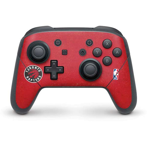 NBA Toronto Raptors Distressed Nintendo Switch Pro Controller Skin