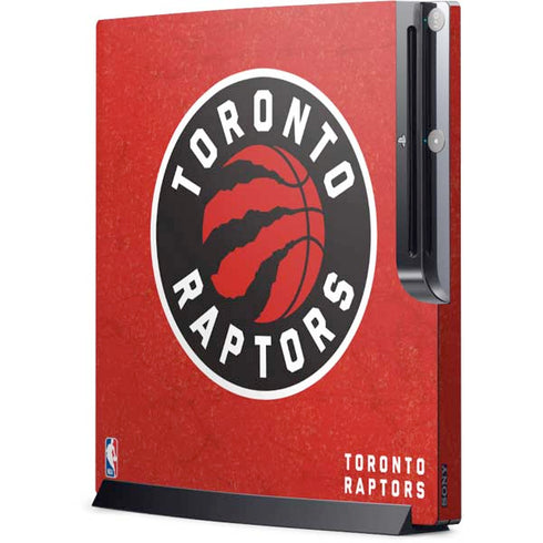 NBA Toronto Raptors Distressed Playstation 3 & PS3 Slim Skin
