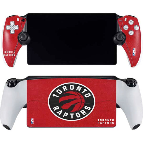 NBA Toronto Raptors Distressed PlayStation Portal Remote Player Skin