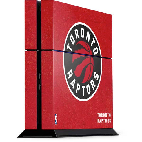 NBA Toronto Raptors Distressed PS4 Console Skin