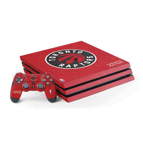NBA Toronto Raptors Distressed PS4 Pro Bundle Skin
