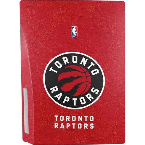 NBA Toronto Raptors Distressed PS5 Console Skin
